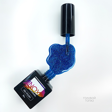 

Гель-лак INOX nail professional №102 Голубой топаз