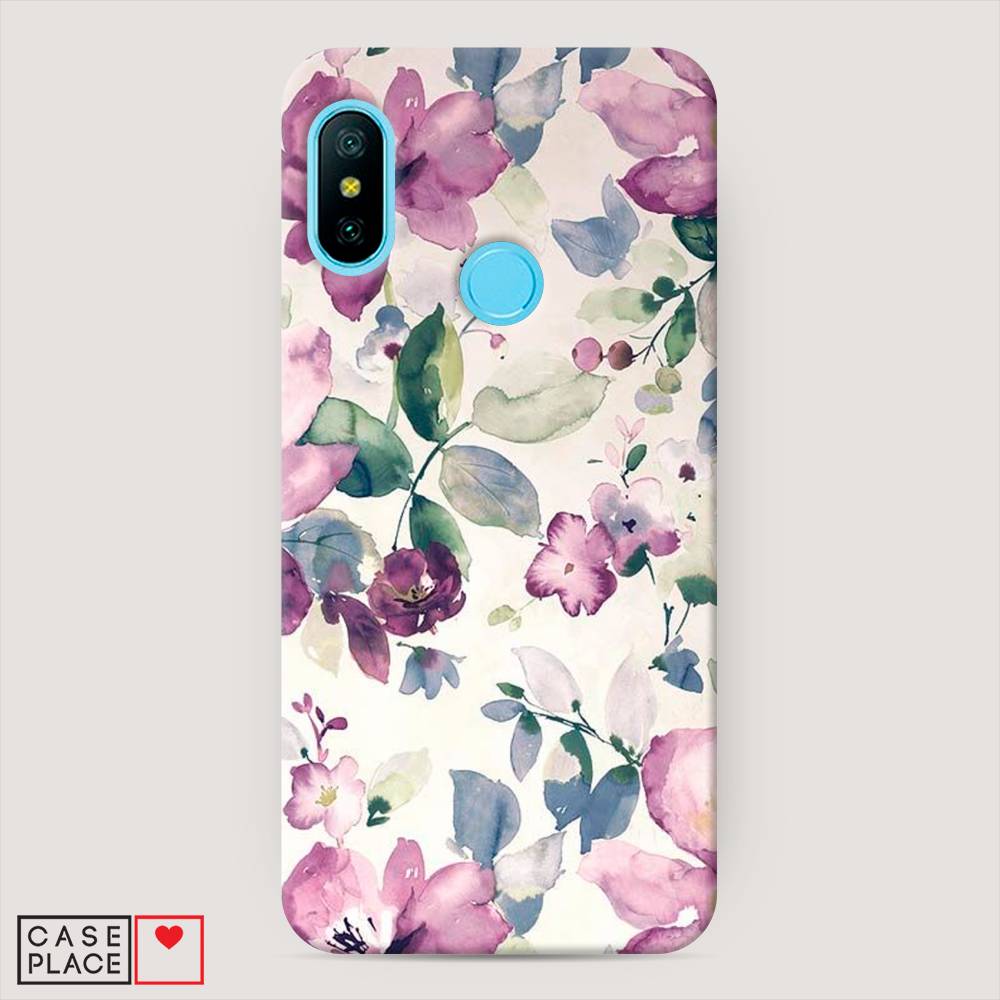 

Пластиковый чехол "Акварельная нежность" на Xiaomi Redmi 6 Pro, 34020-6