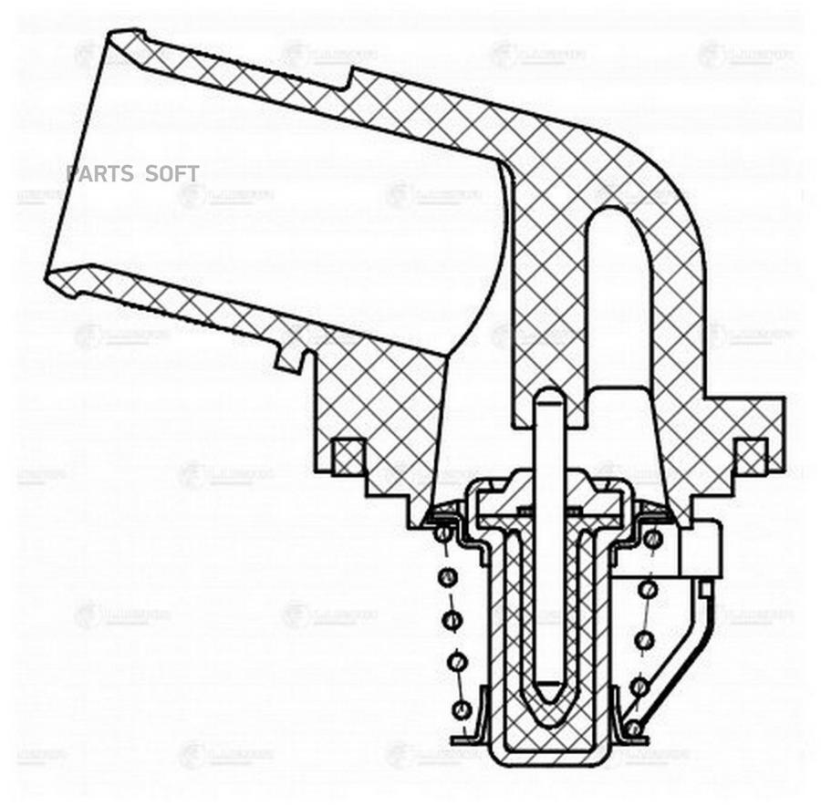 

Термостат Peugeot/Citroen 306/Partner/C2/C3/Berlingo 1.1-1.6 93-/01- LUZAR арт. LT 2035