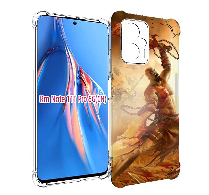 

Чехол MyPads God Of War III для Xiaomi Redmi Note 11T Pro / 11T Pro Plus / Poco X4 GT п..., Прозрачный, Tocco
