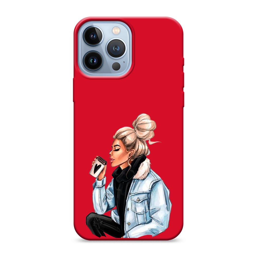 

Чехол Awog на Apple iPhone 13 Pro Max / Айфон 13 Pro Max "Cute girl", Разноцветный, 14453-1