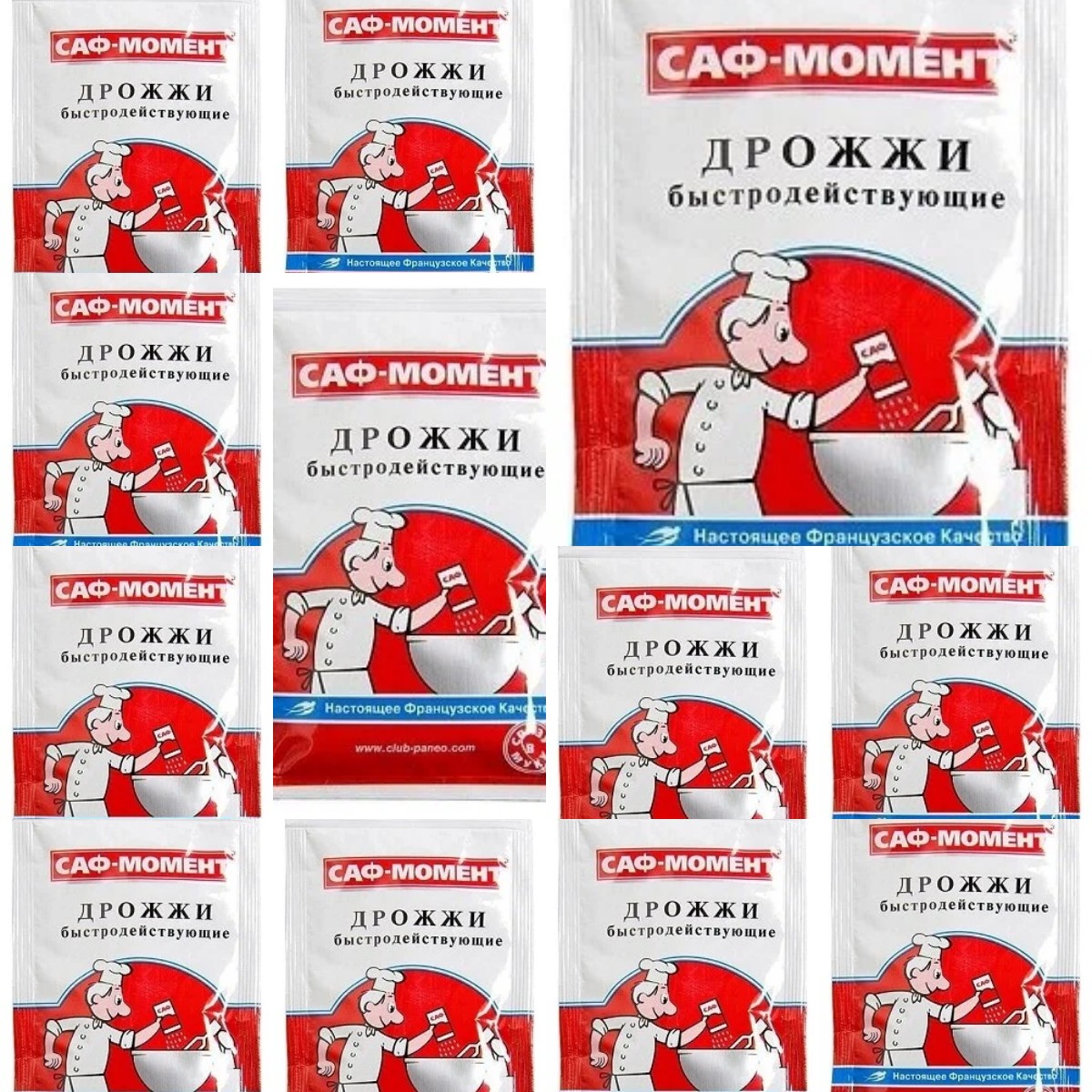 

Дрожжи Саф-Момент сухие, 11 г х 12 шт, сухие