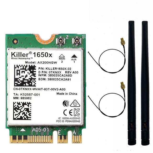 

Приемник Wi-Fi NoBrand 1650X, Bluetooth 5,1