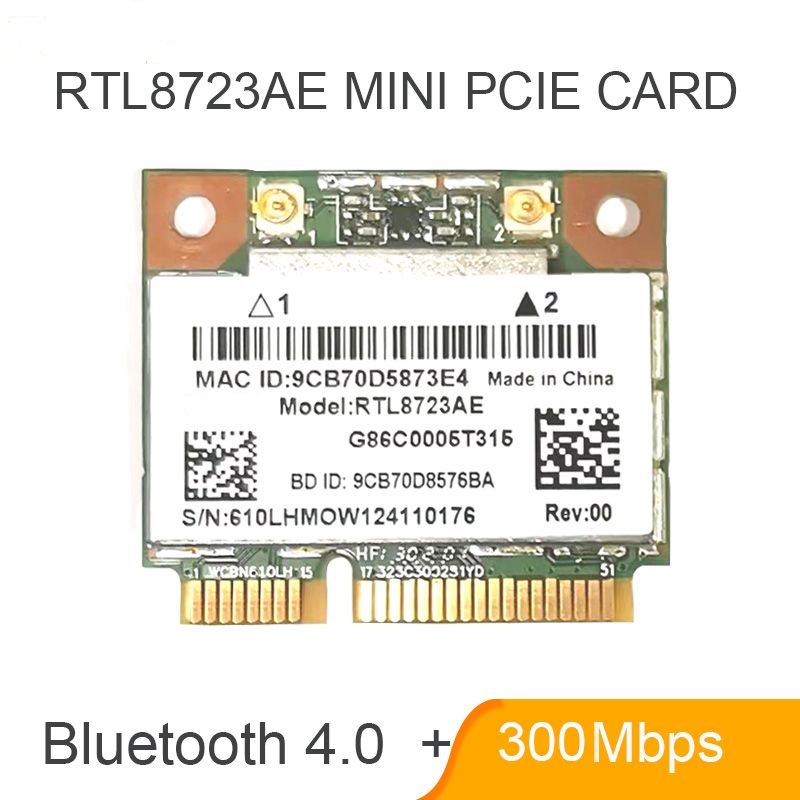 

Приемник Wi-Fi NoBrand Mini PCI-e 802.11n, Зеленый;белый