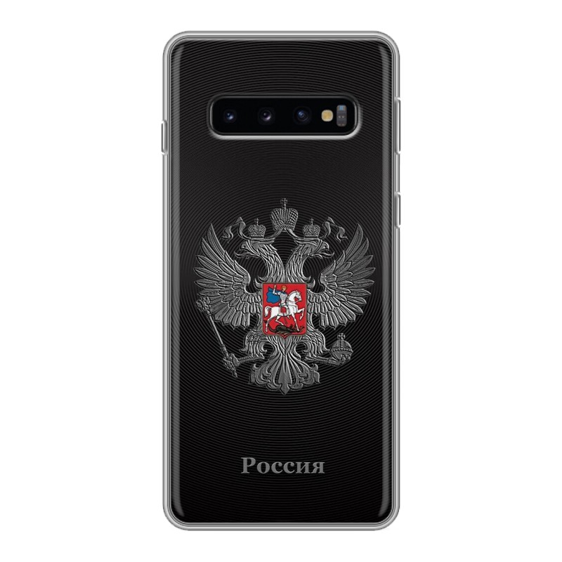 фото Чехол для samsung galaxy s10 (sm-g973) с рисунком и защитой камеры 100gadgets