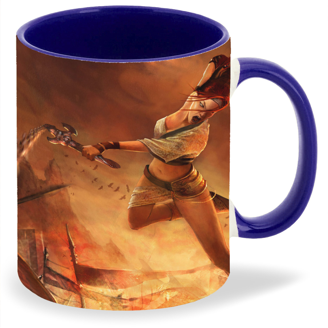 

Кружка CoolPodarok heavenly sword Девушка в бою, heavenly sword Девушка в бою