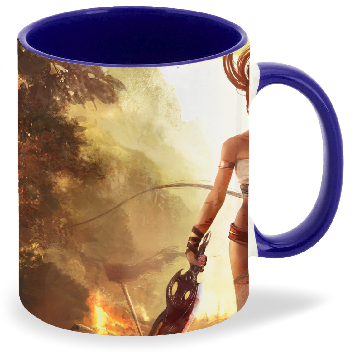 

Кружка CoolPodarok heavenly sword Рыжеволосая Девушка с двумя клинками, heavenly sword Рыжеволосая Девушка с двумя клинками