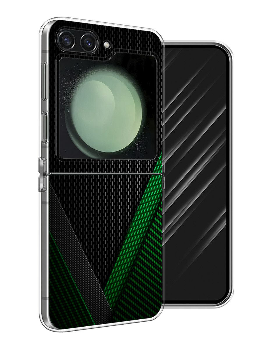 

Чехол Awog на Samsung Galaxy Z Flip 6 "Зеленый карбон", Черный;зеленый, 2109750-1