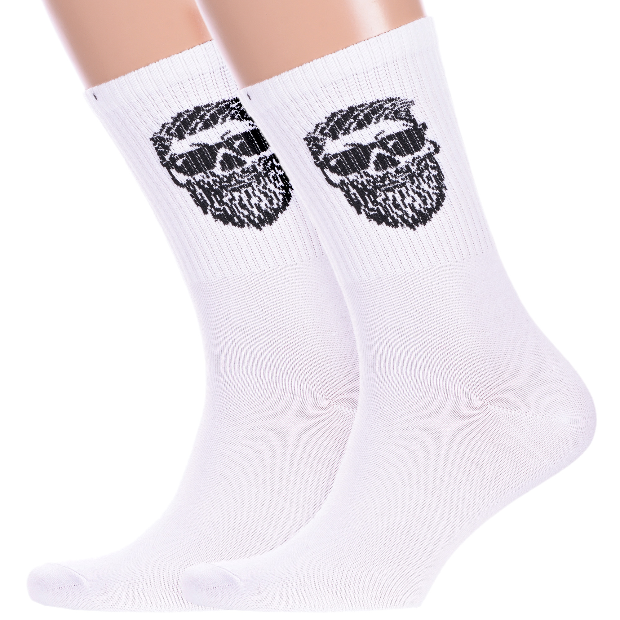 Комплект носков унисекс Hobby Line 2-нус80158-15 белых one size, 2 пары