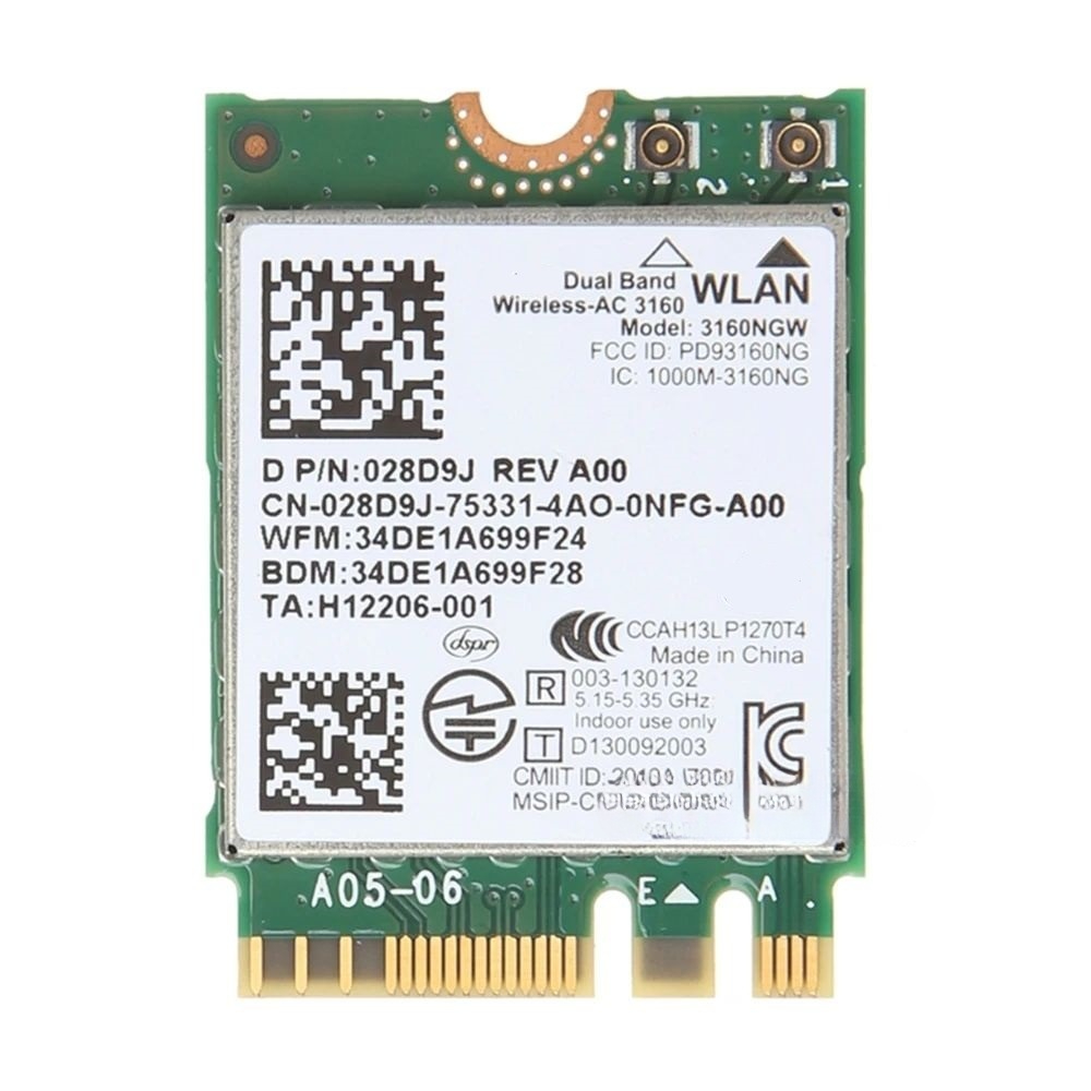 

Приемник Wi-Fi NoBrand M.2 802.11ac, Зеленый;белый