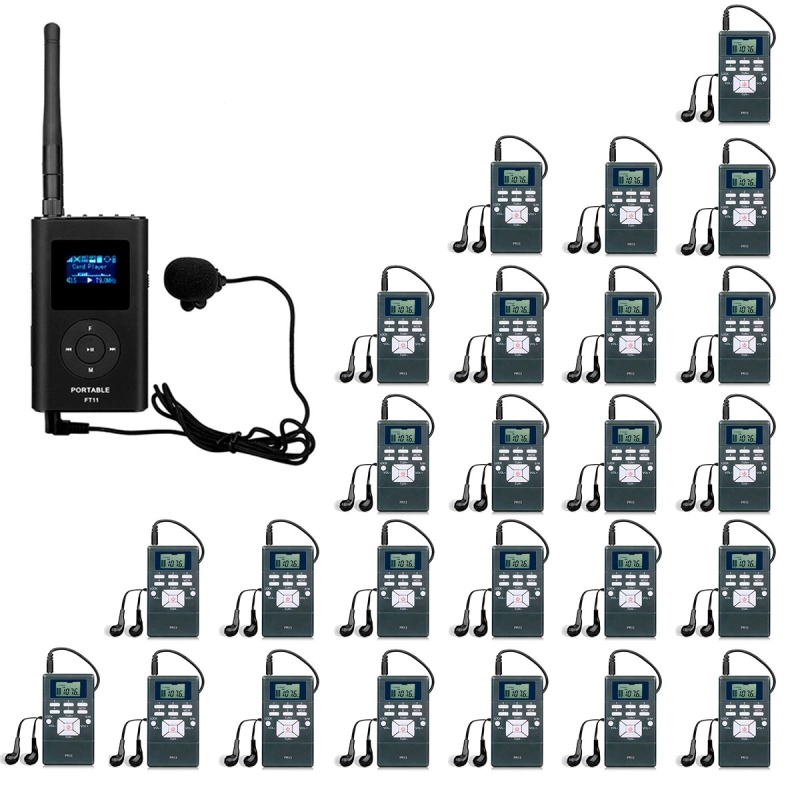 

Радиогид система на 25 экскурсантов Radiosync SGTR01, SGTR01-25