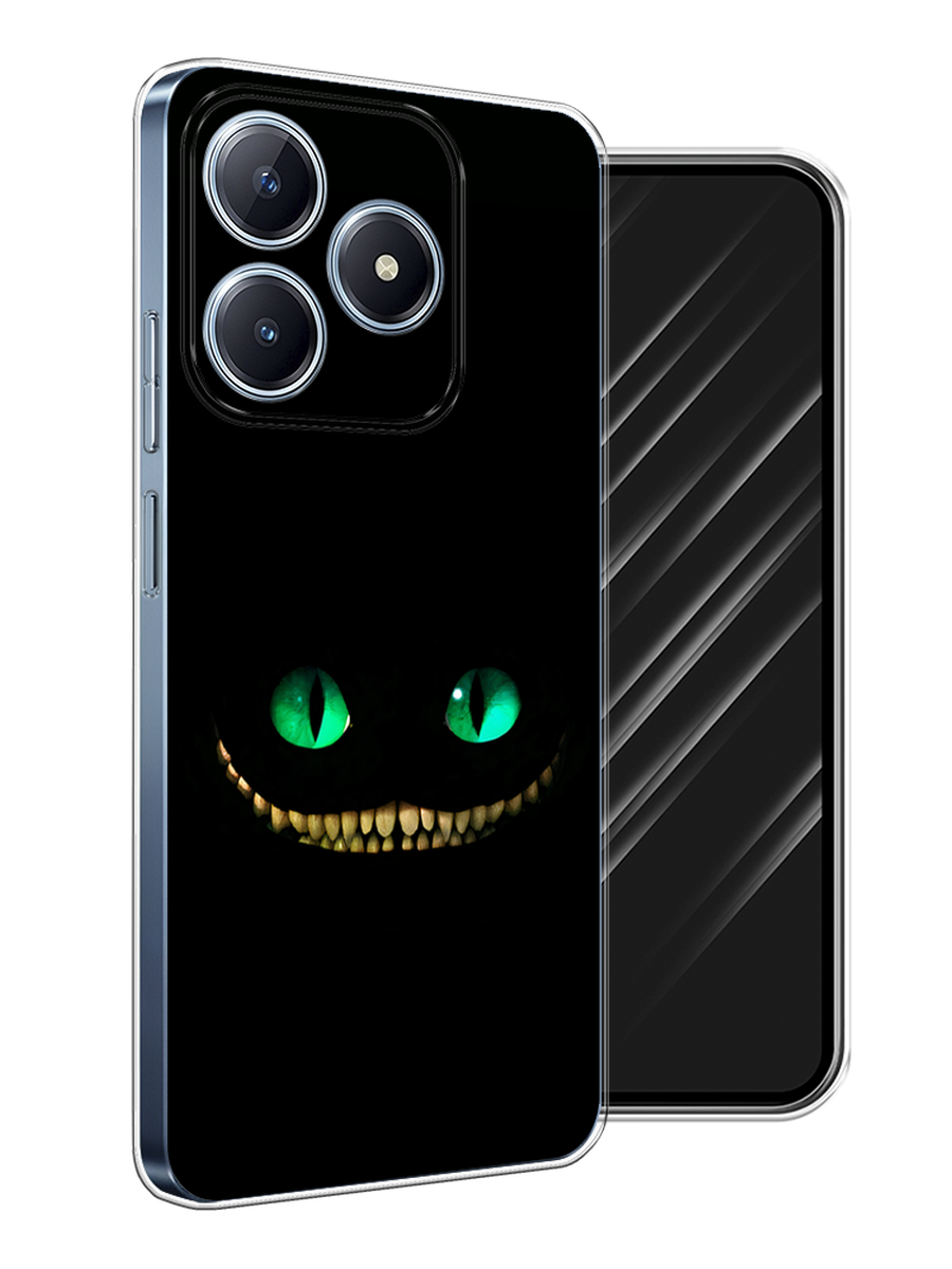 

Чехол Awog на Realme C63 "Зеленоглазый чеширский кот", Черный, 2517350-1