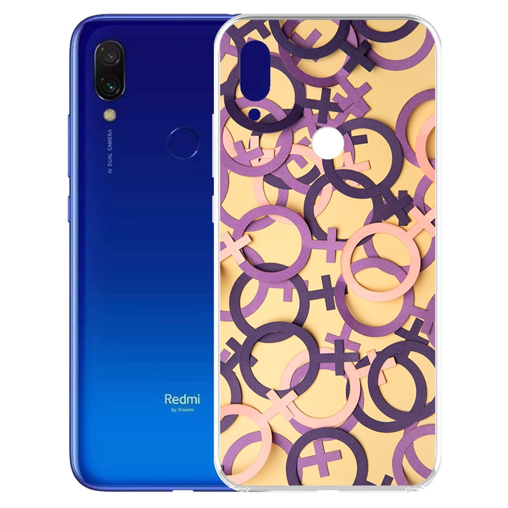 фото Чехол-накладка krutoff clear case женское начало для xiaomi redmi 7