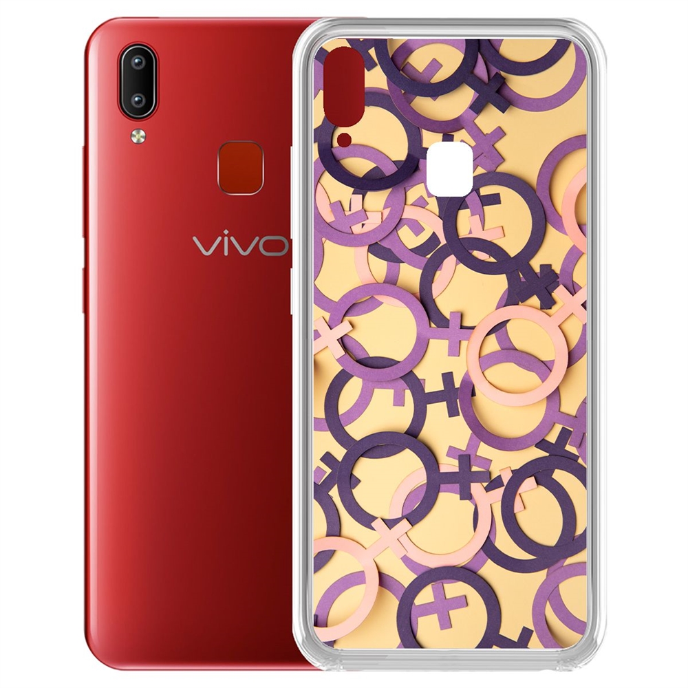 фото Чехол-накладка krutoff clear case женское начало для vivo y91/y91i/y93/y95