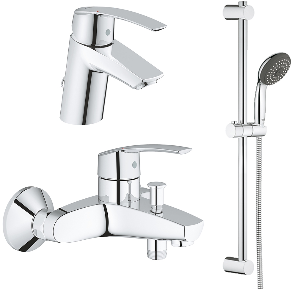 

Готовый набор для ванной комнаты GROHE Start, хром (125042), 125042