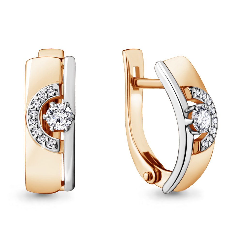 

Серьги из красного золота с бриллиантом Aquamarine Aquamarine 942079Ак_585_кз, 942079Ак_585_кз