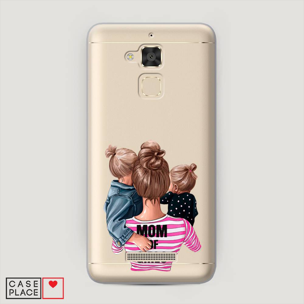 фото Чехол awog "mom of girls" для asus zenfone 3 max zc520tl