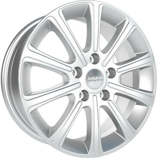 

Диск литой R16 6.5J 5x114.3/67.1 ET45 СКАД Милан селена 2130608, Серебристый