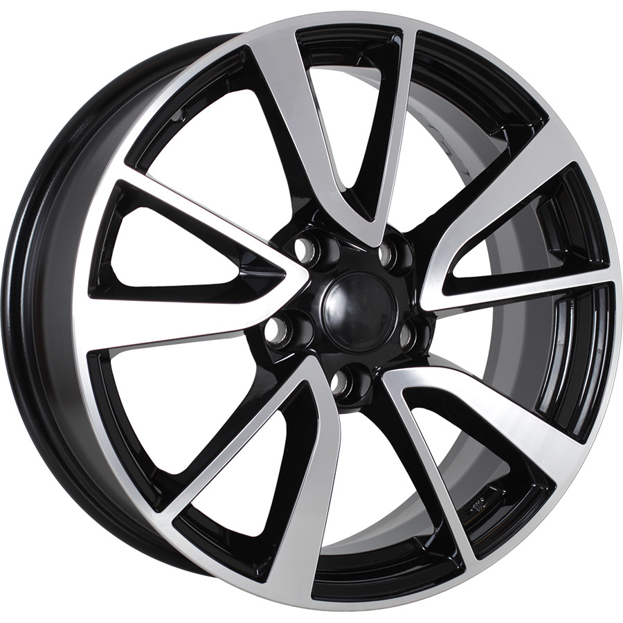 

Диск литой R17 7J 5x112/57.1 ET49 КИК КС699 (ZV 17_Octavia) алмаз черный 68033, Серебристый
