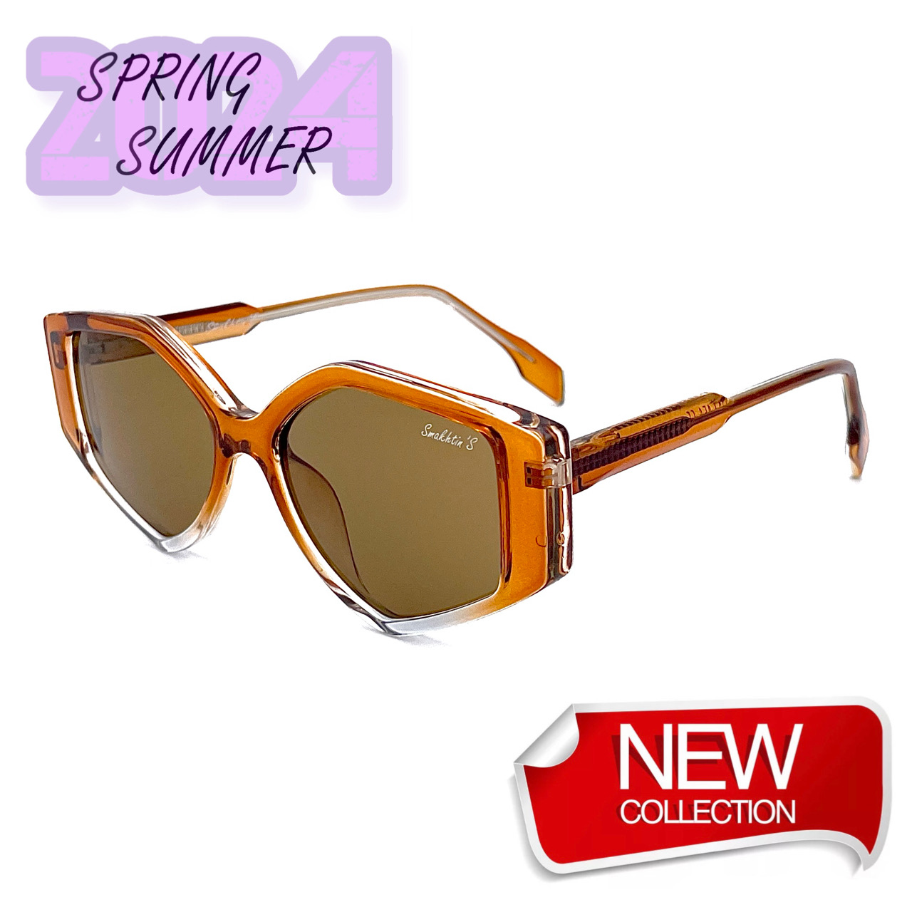 Солнцезащитные очки женские SmakhtinS eyewear & accessories 9815 коричневые