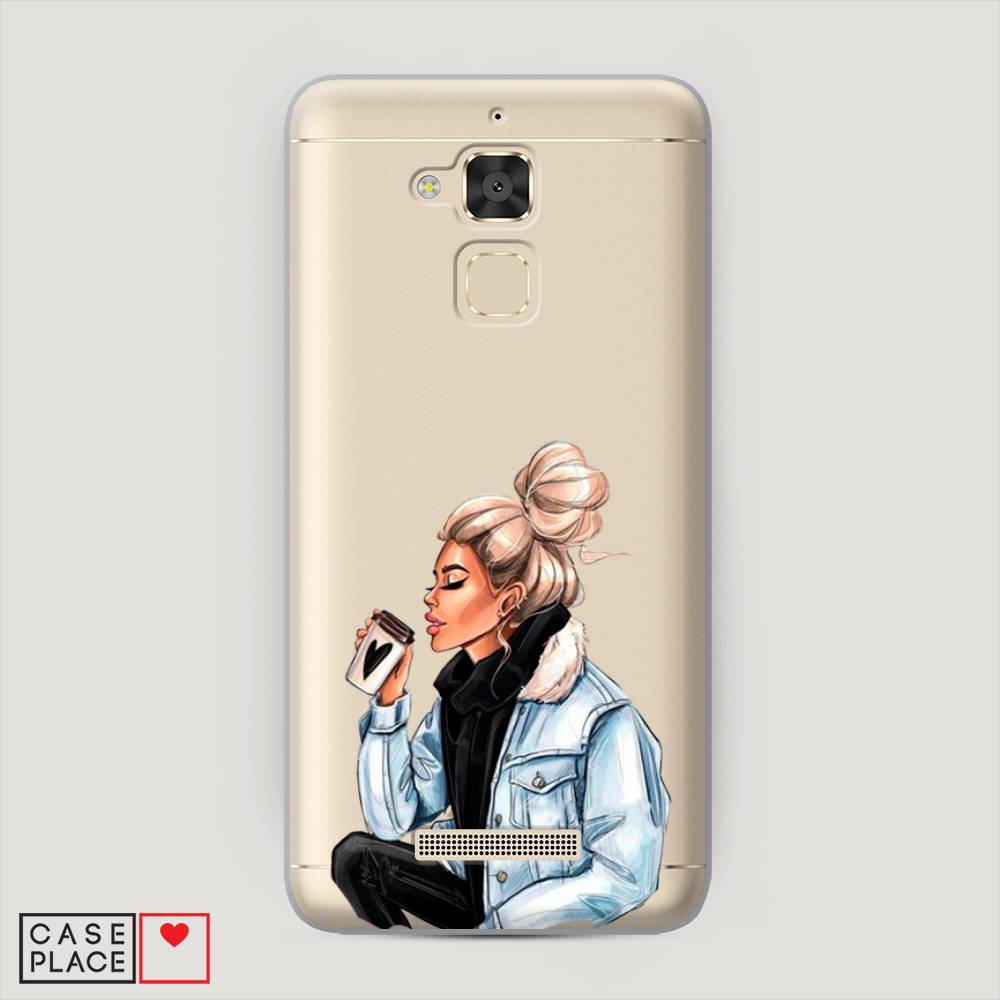 фото Чехол awog "cute girl" для asus zenfone 3 max zc520tl