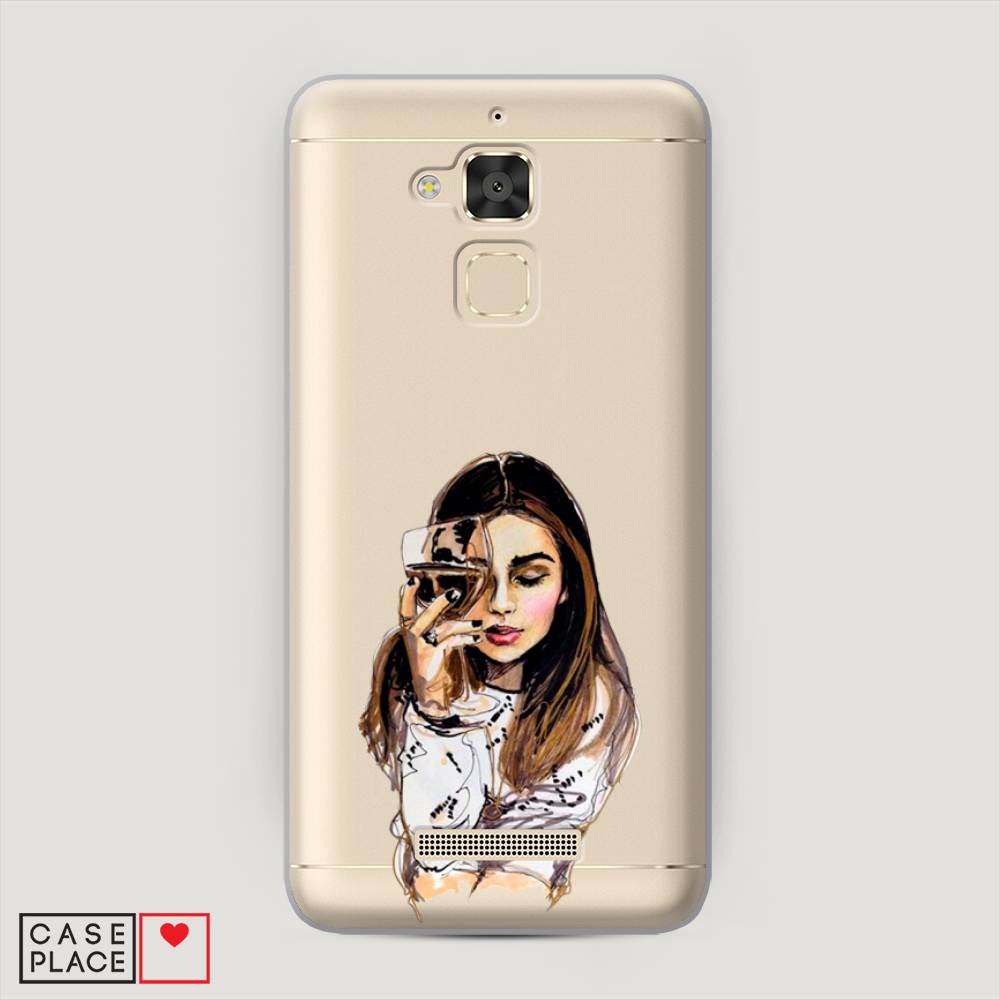 

Чехол Awog "Девушка с бокалом" для Asus Zenfone 3 Max ZC520TL