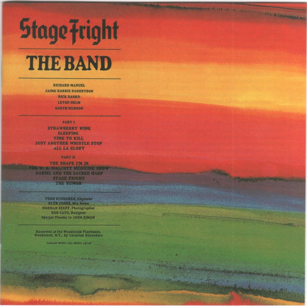 The Band: Stage Fright (1 CD)