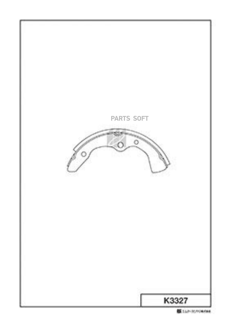 

Тормозные колодки Kashiyama барабанные передние K3327