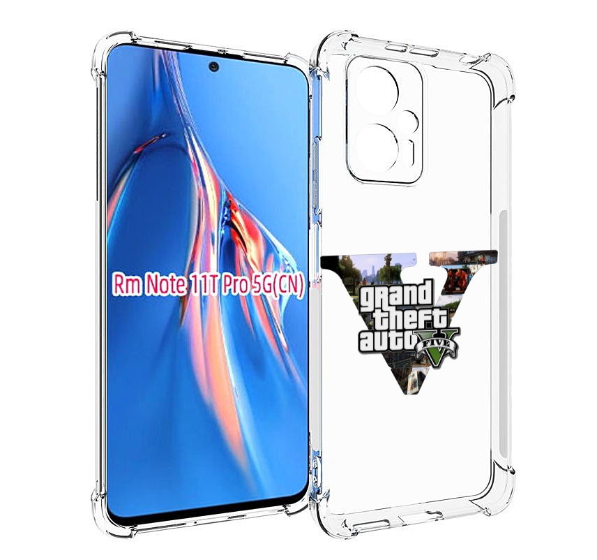 

Чехол MyPads GTA 5 логотип для Xiaomi Redmi Note 11T Pro / 11T Pro Plus / Poco X4 GT пр..., Прозрачный, Tocco