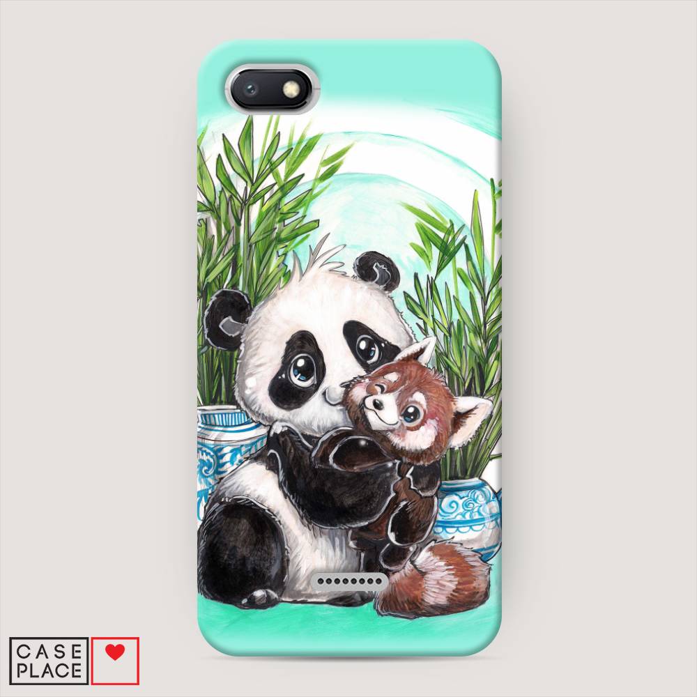 

Пластиковый чехол "Друзья зверята" на Xiaomi Redmi 6A, 34120-1