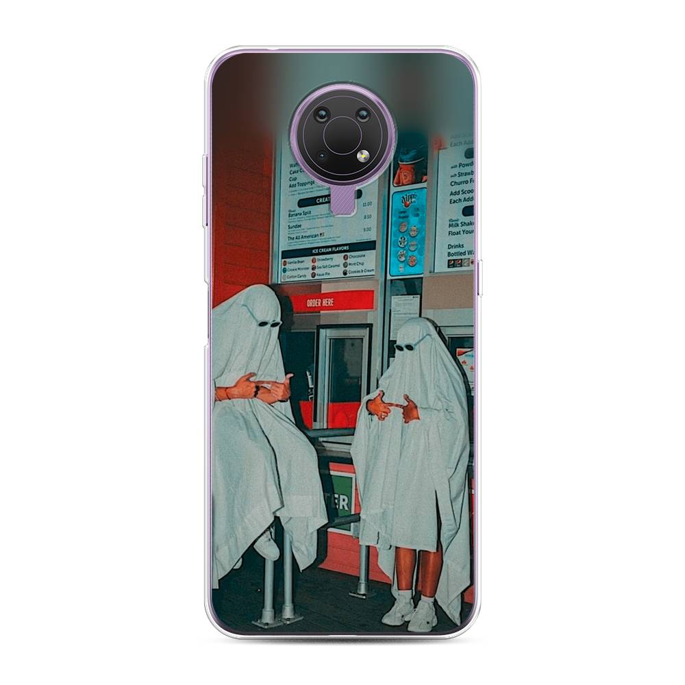 

Чехол Awog на Nokia G10 / Нокиа G10 "Chillin Killin", Красный, 124050-9