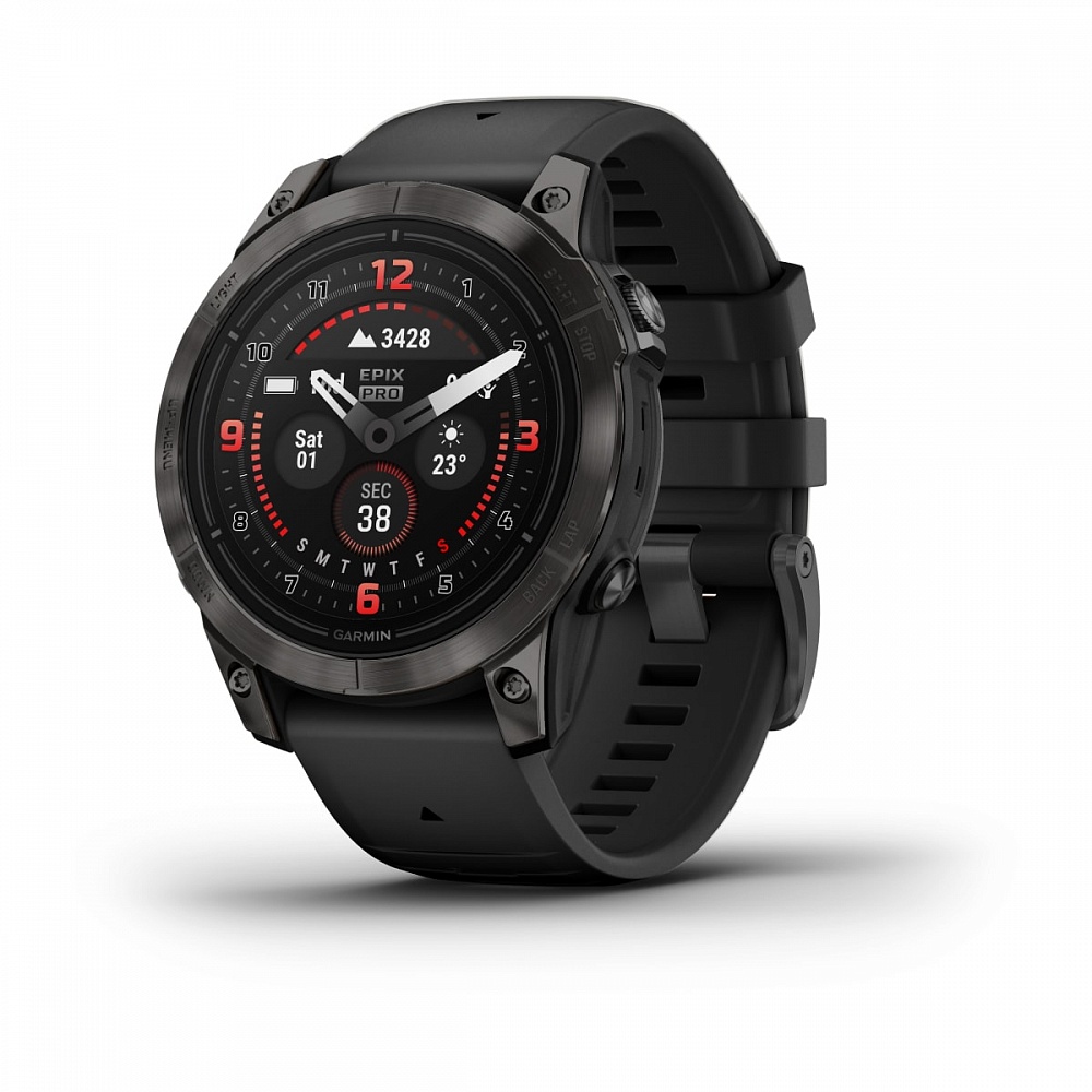 

Смарт-часы Garmin Epix PRO (Gen 2) 47mm черный (010-02803-11), Epix PRO (Gen 2) 47mm Sapphire Edition Carbon Grey DLC Titanium with Black Band (010-02803-11)