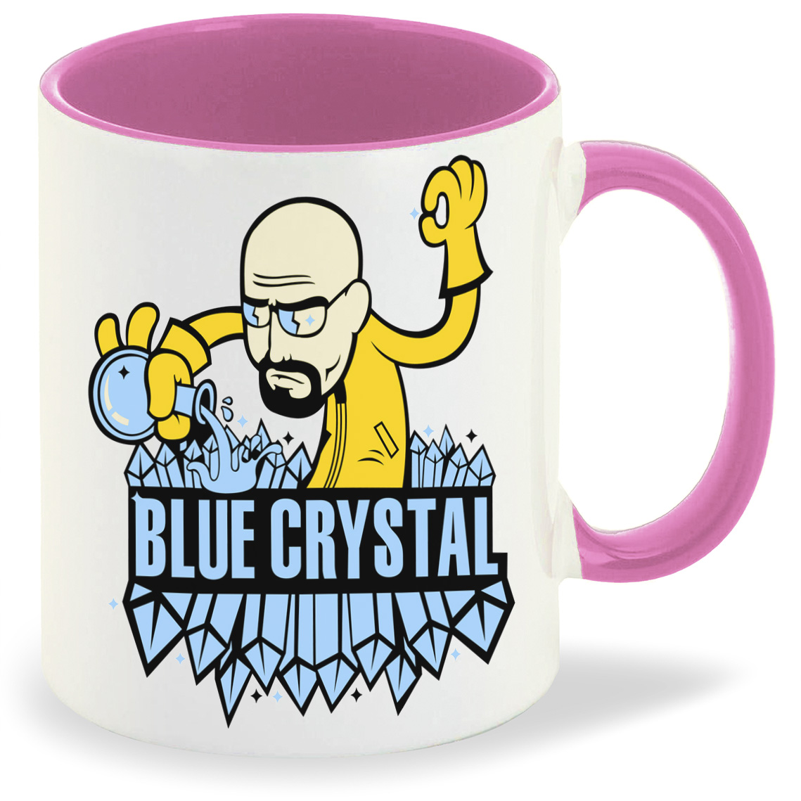 

Кружка CoolPodarok Blue crystal, Blue crystal