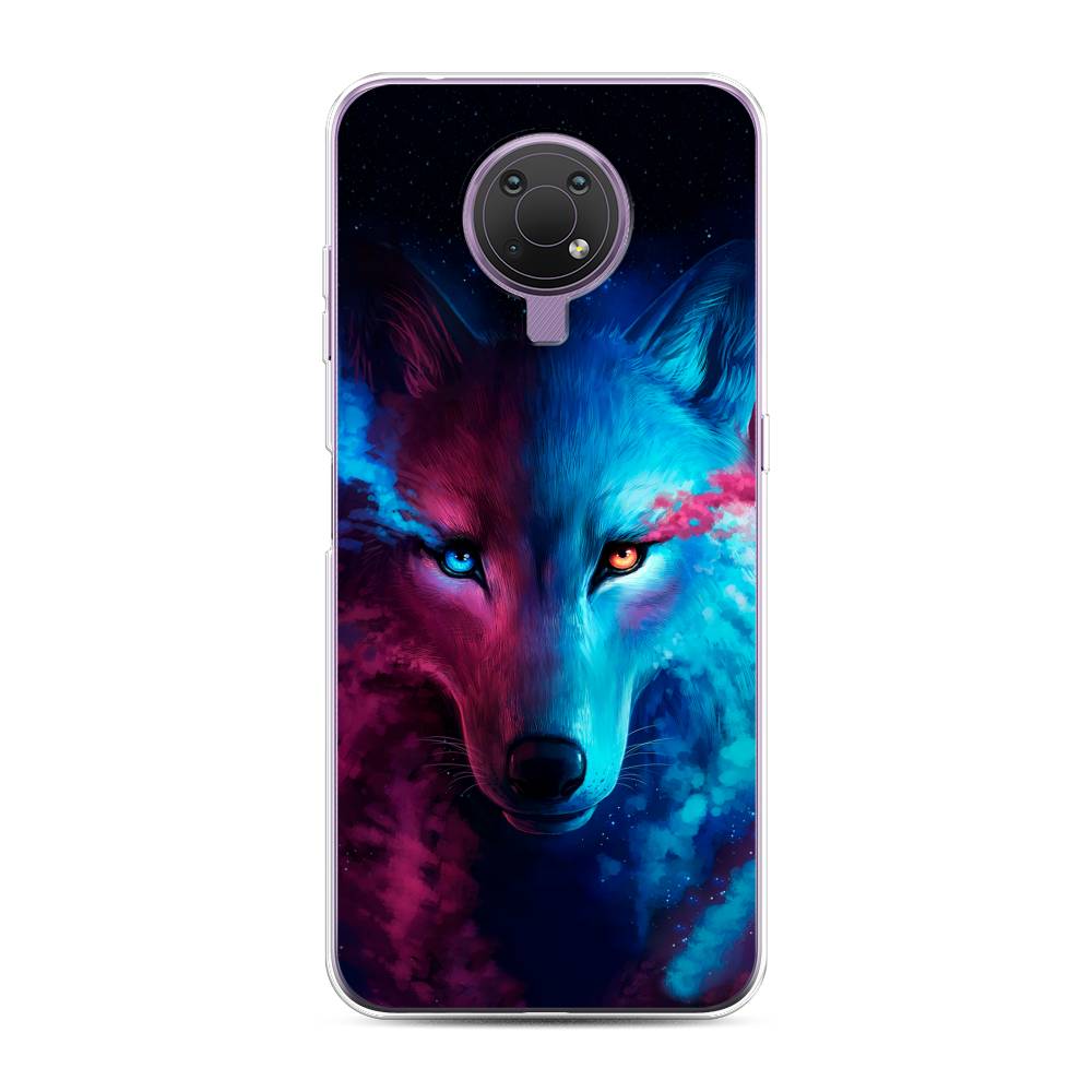 

Чехол Awog на Nokia G10 / Нокиа G10 "Волшебный волк", Черный;серый, 124050-1