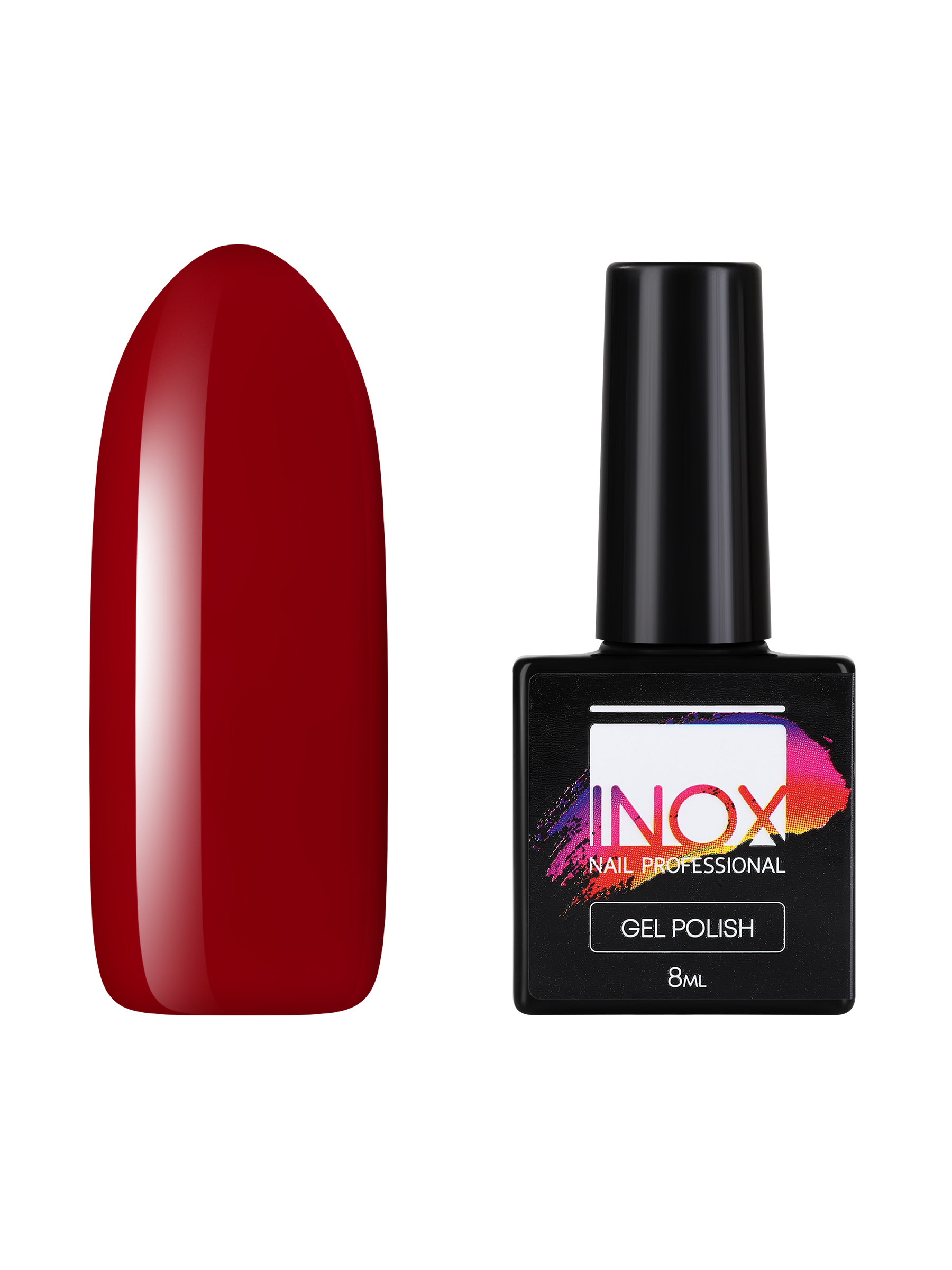 фото Гель-лак inox nail professional №013 вина бордо