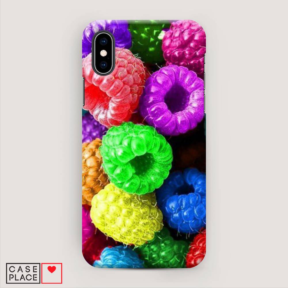 

Пластиковый чехол "Разноцветная малина" на Apple iPhone XS (10S), 11820-7