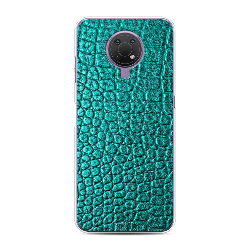 

Чехол Awog на Nokia G10 / Нокиа G10 "Бирюзовая змея", 124050-3