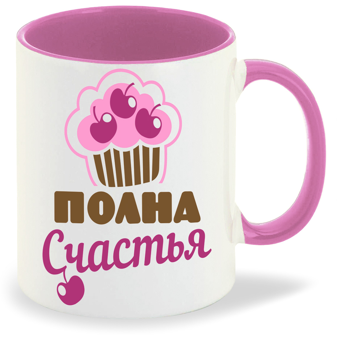 

Кружка CoolPodarok Полна счастья, Полна счастья