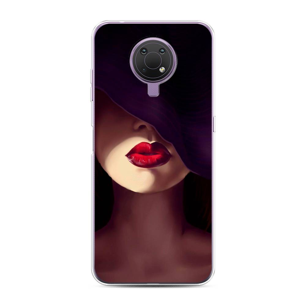 

Чехол Awog на Nokia G10 / Нокиа G10 "Красные губы", Черный;бежевый;красный, 124050-7