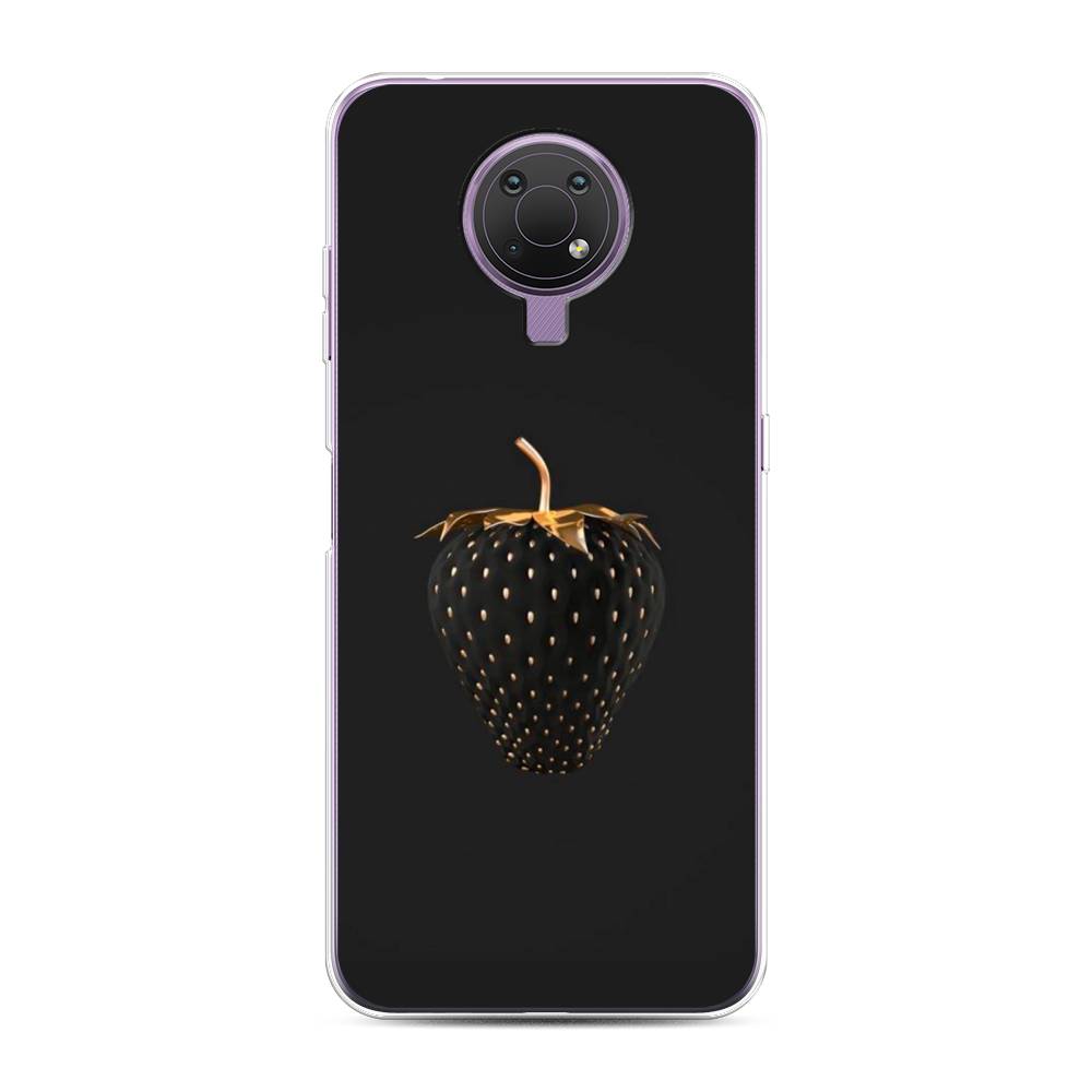 

Чехол Awog на Nokia G10 / Нокиа G10 "Черно-золотая клубника", Черный;золотистый, 124050-10