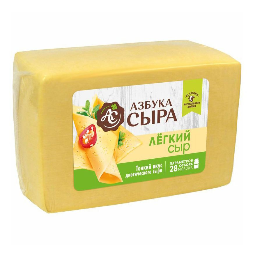 Сыр Сыр полутвердый Азбука Сыра Легкий 30% +-200 г