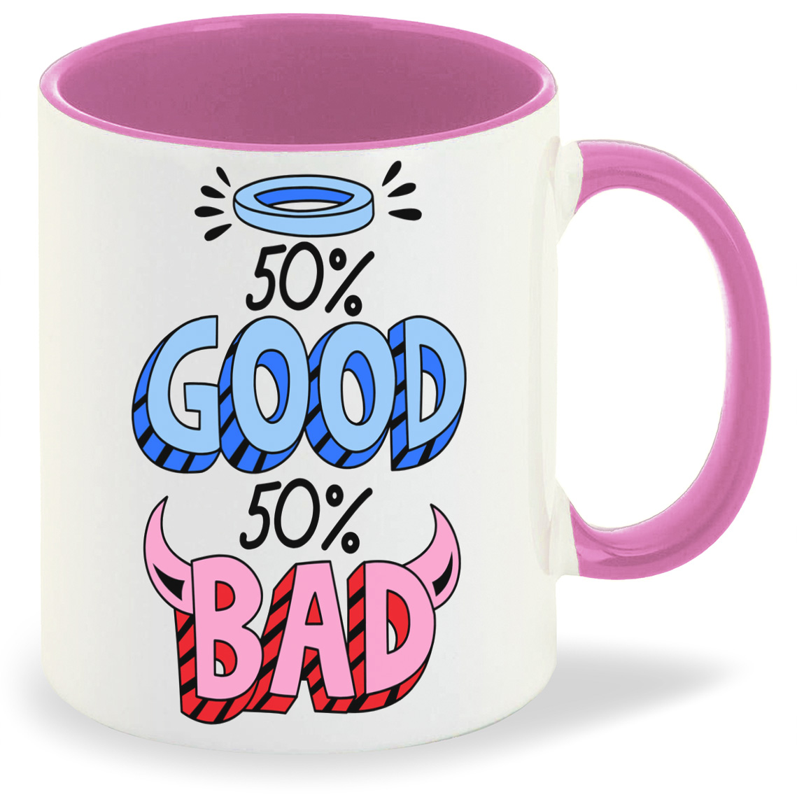

Кружка CoolPodarok 50 Good 50 Bad, 50 Good 50 Bad