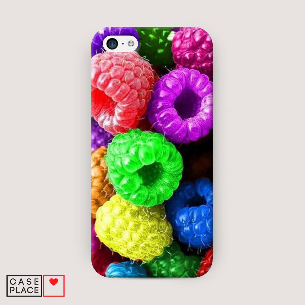 

Пластиковый чехол "Разноцветная малина" на Apple iPhone 5C, 10220-7