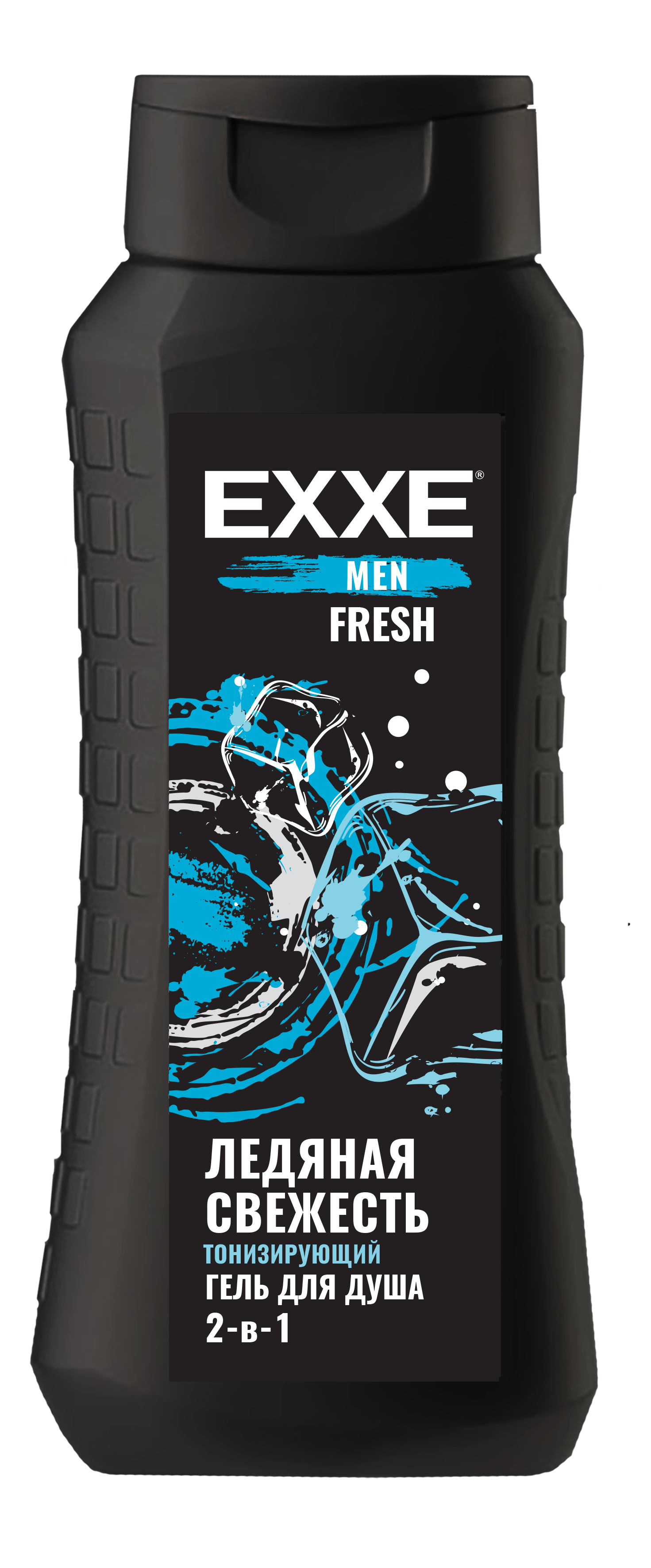 Гель для душа EXXE Men Fresh 2 в 1 мужской, тонизирующий 400 мл