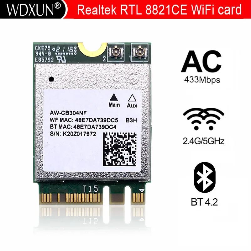 

Приемник Wi-Fi NoBrand M.2 802.11ac, Зеленый;белый