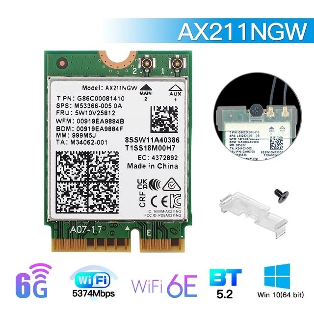 

Приемник Wi-Fi NoBrand M.2