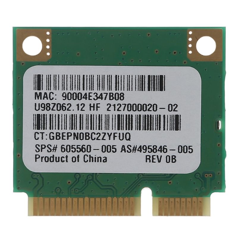 

Приемник Wi-Fi NoBrand Mini PCI-e 802.11b; 802.11g; 802.11n, Зеленый;белый