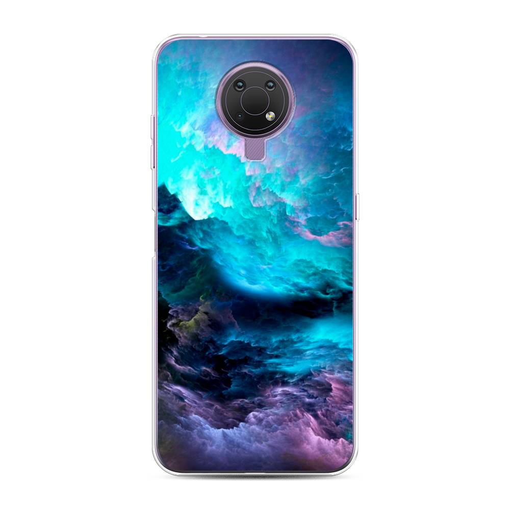 

Чехол Awog на Nokia G10 / Нокиа G10 "Бирюзовое небо", Фиолетовый;черный, 124050-4