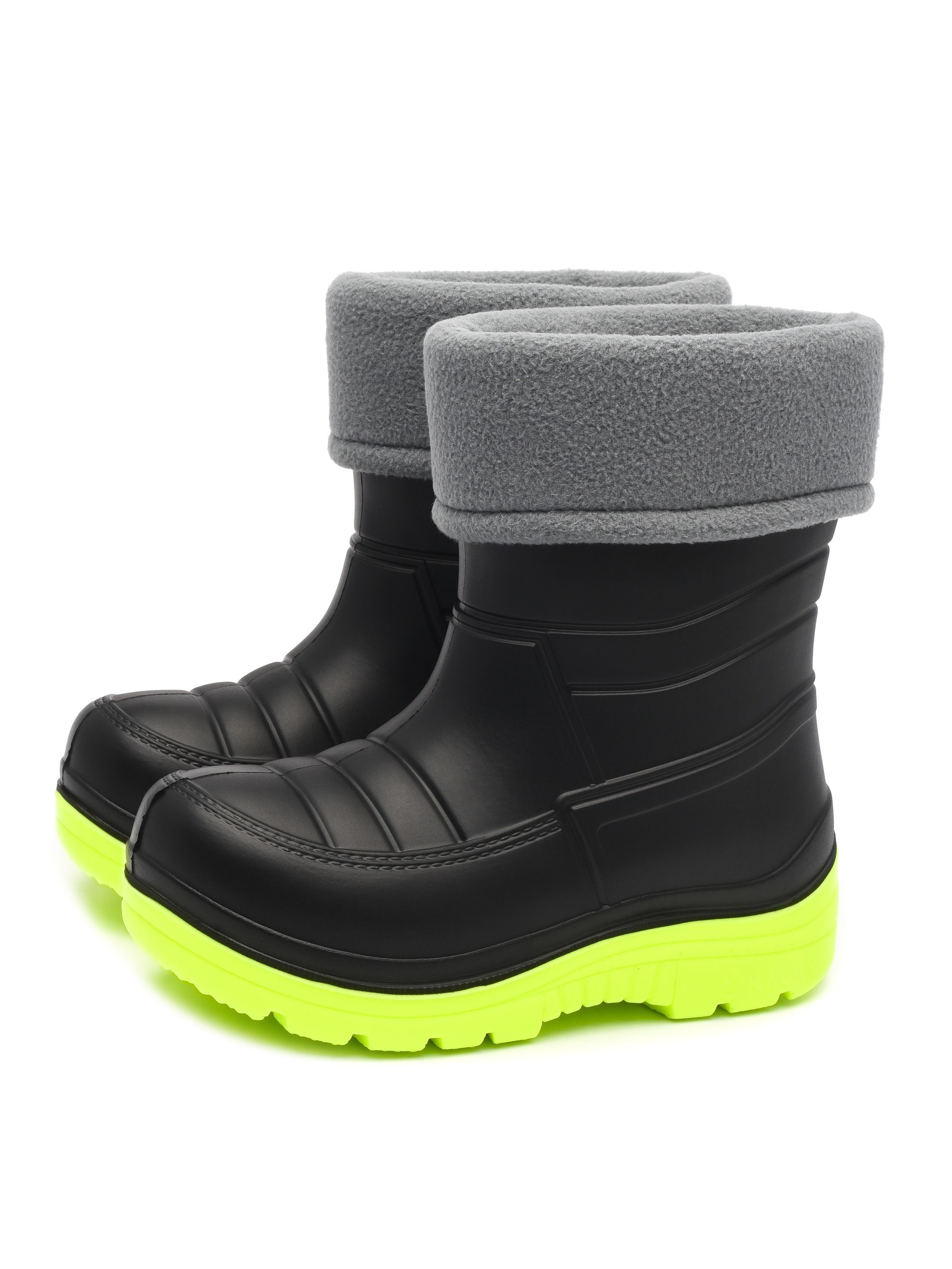 Сапоги резиновые детские KAURY 1337УФ чёрный зеленый 31 3999₽