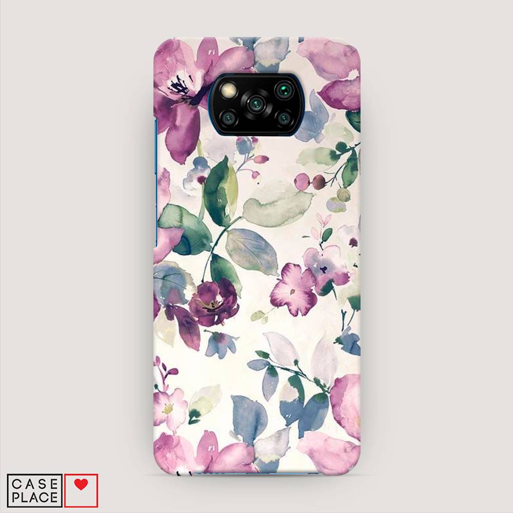 

Пластиковый чехол "Акварельная нежность" на Xiaomi Poco X3 NFC, 39220-6